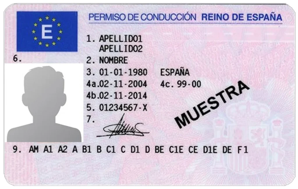 permis de conduire espagnol